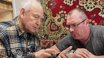 Николай Тимофеевич продолжает жить активно благодаря «Мобильной службе заботы», поддержите проект