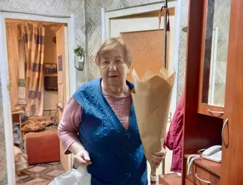 Поддержка продуктовыми наборами помогает пожилым людям не чувствовать себя одиноко